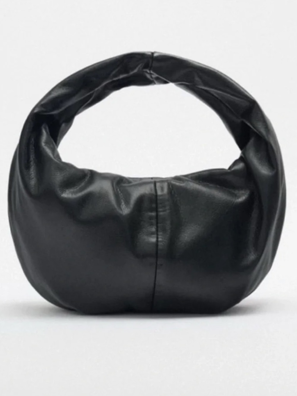 Black Soft Leather Bag